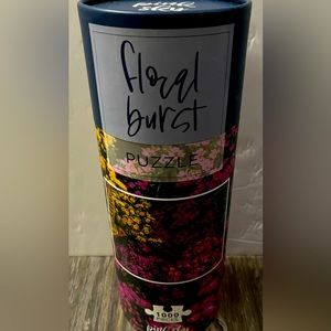 Pink Sky Floral Burst 1000 Piece Jigsaw Puzzle 🧩